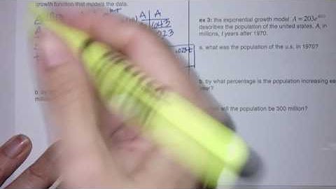 3.5 modeling with exponential and logarithmic functions