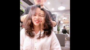 Mẫu tóc layer uốn nhẹ