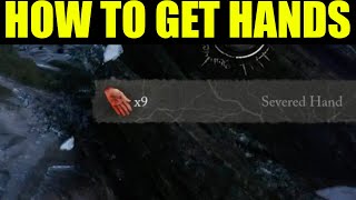 How to get 'Severed hand' lords of the fallen (Shrine of Adyr)