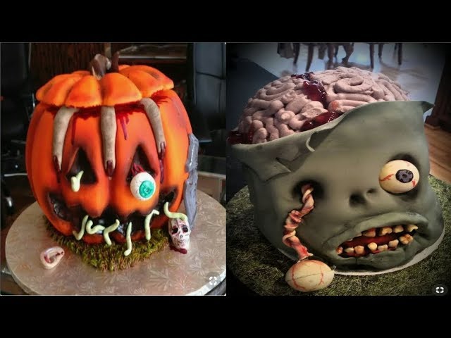 20 HALLOWEEN CAKES -- Awesome, spooky Halloween cake ideas.