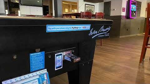 30 Minute setting for the BarZcash system on a Diamond Pool Table