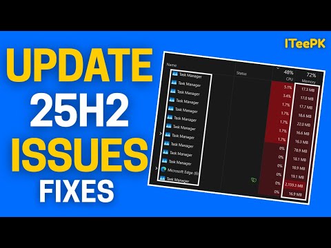Windows 11 KB5067036 (Build 26200.7019) – Major Task Manager Bug & Memory Leak (Fixes)
