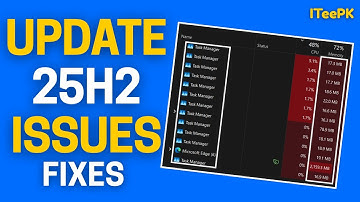 Windows 11 KB5067036 (Build 26200.7019) – Major Task Manager Bug & Memory Leak (Fixes)