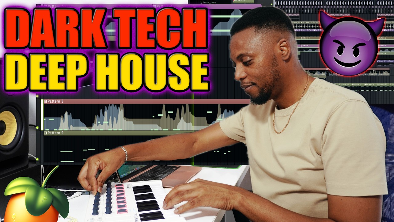 How To Make Dark DeepHouse Without Using AI From Scratch in FL Studio