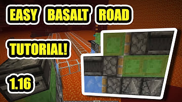 EASIEST Basalt Road Builder Tutorial In Minecraft 1.16