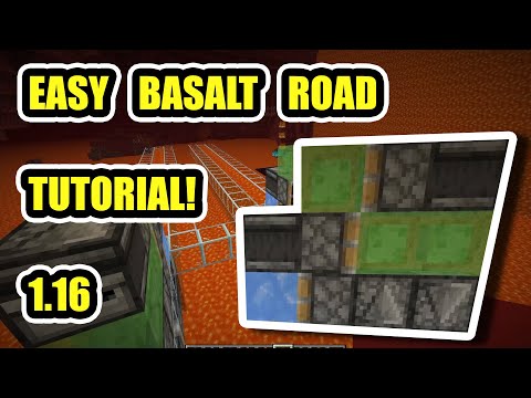 EASIEST Basalt Road Builder Tutorial In Minecraft 1.16