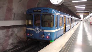 Stockholm Metro C6 Train Ride: Mariatorget-Mörby Centrum