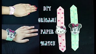 Origami Paper Watch How To Make Easy Paper Watch Easy Origami