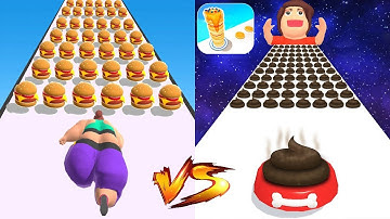 MAX LEVEL in Fat 2 Fit VS Panecake Run   Android iOs Games All Levels Walkthrough