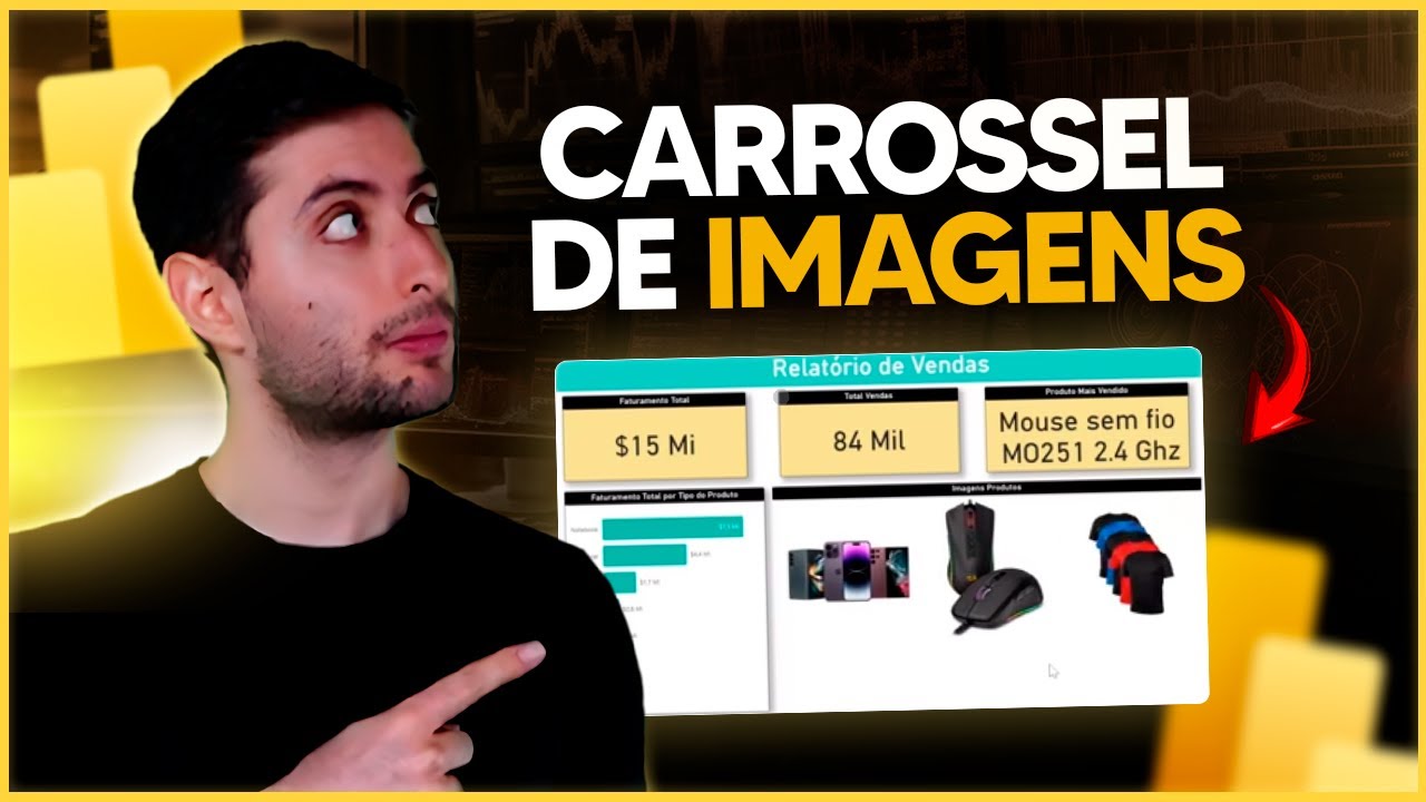 Carrossel de Imagens no Power BI