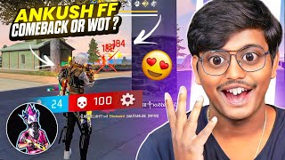 ANKUSH FREE FIRE COMEBACK…🔥BUT SOMETHING FEELS MISSING 😔