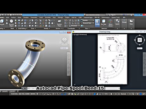 Autocad 3D Pipe