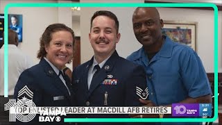 Top enlisted leader at MacDill AFB retires