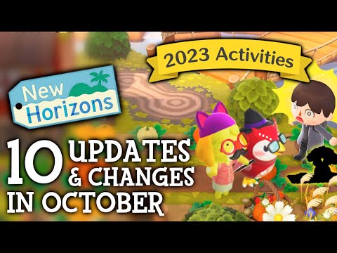 Animal Crossing New Horizons - 10 UPDATES & CHANGES in October 2023 (New Activities)