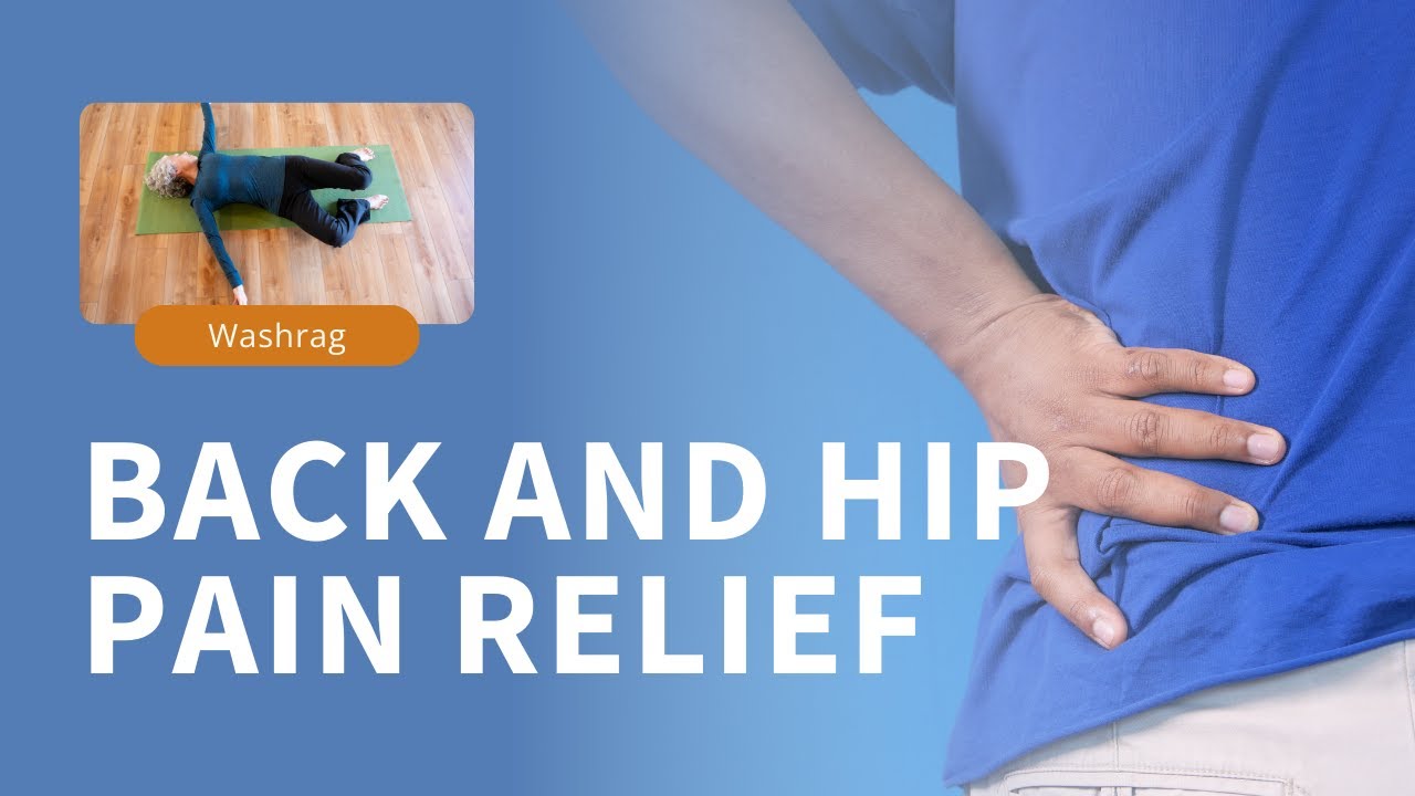 Облегчение боли в спине и бедрах с помощью мочалки Washrag