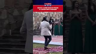 Download Lagu Aamir Khan Gets Emotional, Wipes Tear At Daughter Ira Khan's Wedding In Udaipur #shorts MP3