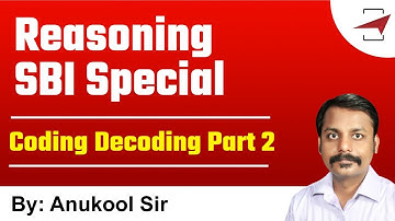 Coding-Decoding Questions Discussion Session 2 | SBI Clerk Exam 2021 | Reasoning by Anukool Sir