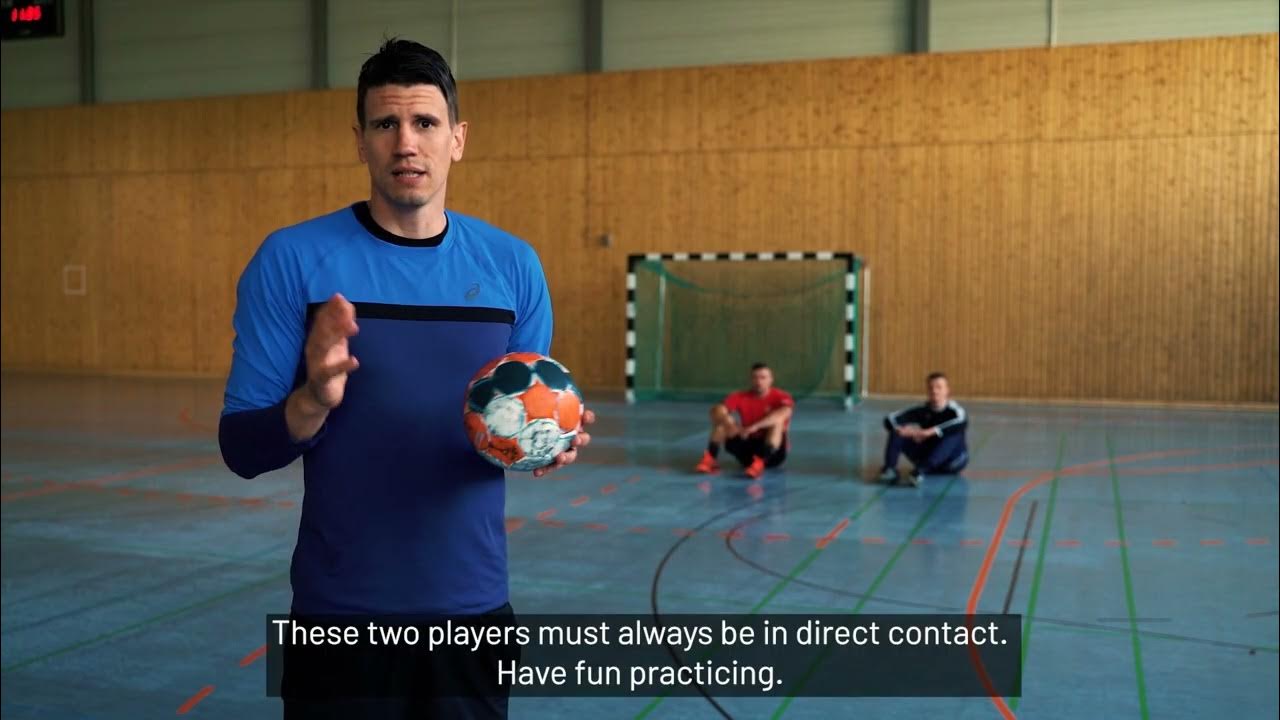 Innspill til strek over hodet, Andy Schmid, Handball exercise, Learn