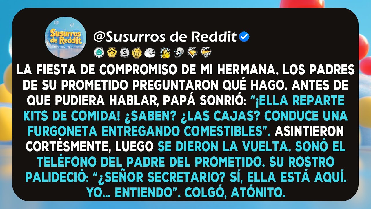 “¡Ella reparte kits de comida en una furgoneta!”, rio papá. Luego, el Secretario de Estado llamó...