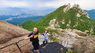 Hiking Bukhansan Mountain (북한산 등산) | Scenic Trails, Views & Adventure in Seoul 🇰🇷