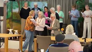 Kunstpost Sing along koor bij HWW Ametisthors, 20 mei 2026