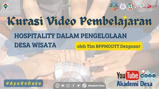 Eps. 14 HOSPITALITY DALAM PENGELOLAAN DESA WISATA