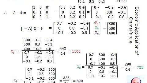 Leontief Input Output Model or Input-Output Analysis