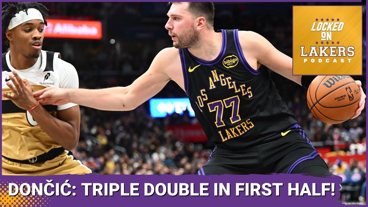Luka Dončić Notches HISTORIC FIRST HALF TRIPLE-DOUBLE, Lakers DESTROY ...