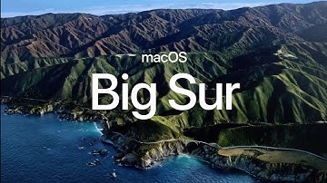 macOS 11 Big Sur - Introduction