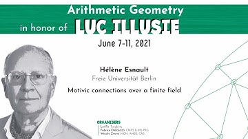 Hélène Esnault - Motivic connections over a finite field