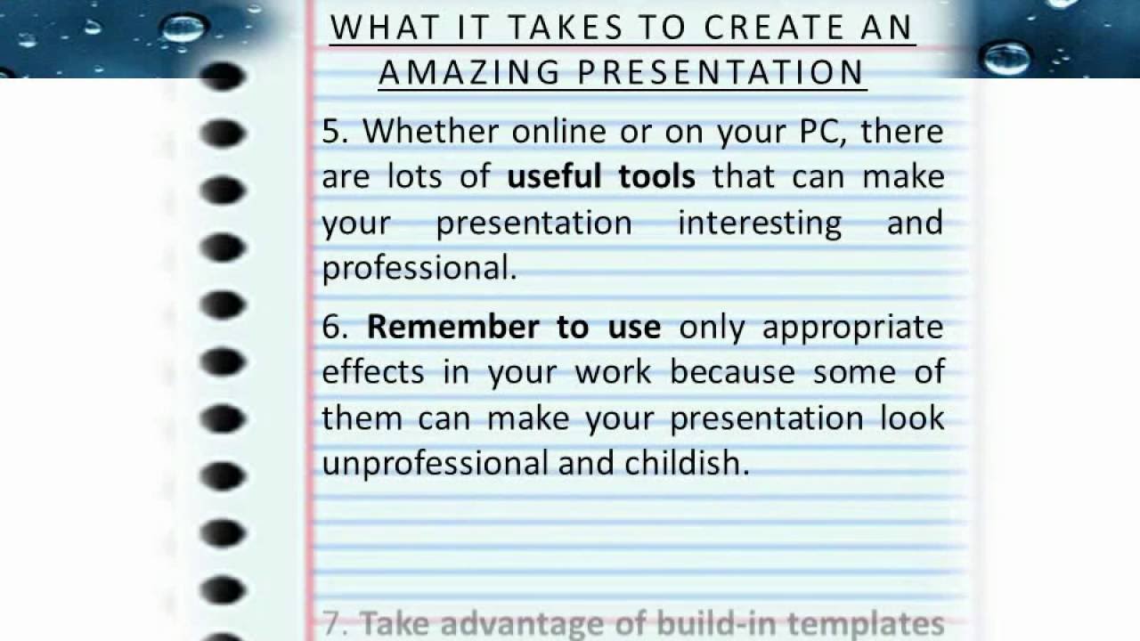 easy presentation topics