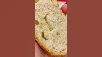 5 Ingredients NO KNEAD BREAD #recipe #shorts #bread #viral