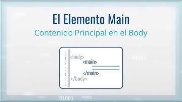 💥06 - ETIQUETA MAIN 👉 HTML5  (Un Elemento de Agrupación) ⚙ Aprende DESARROLLO WEB - 2021