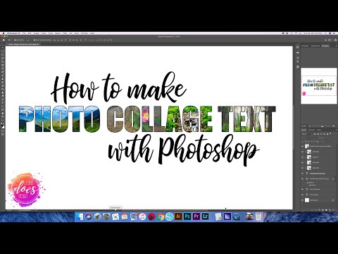 How to Make Photo Collage Text with Photoshop