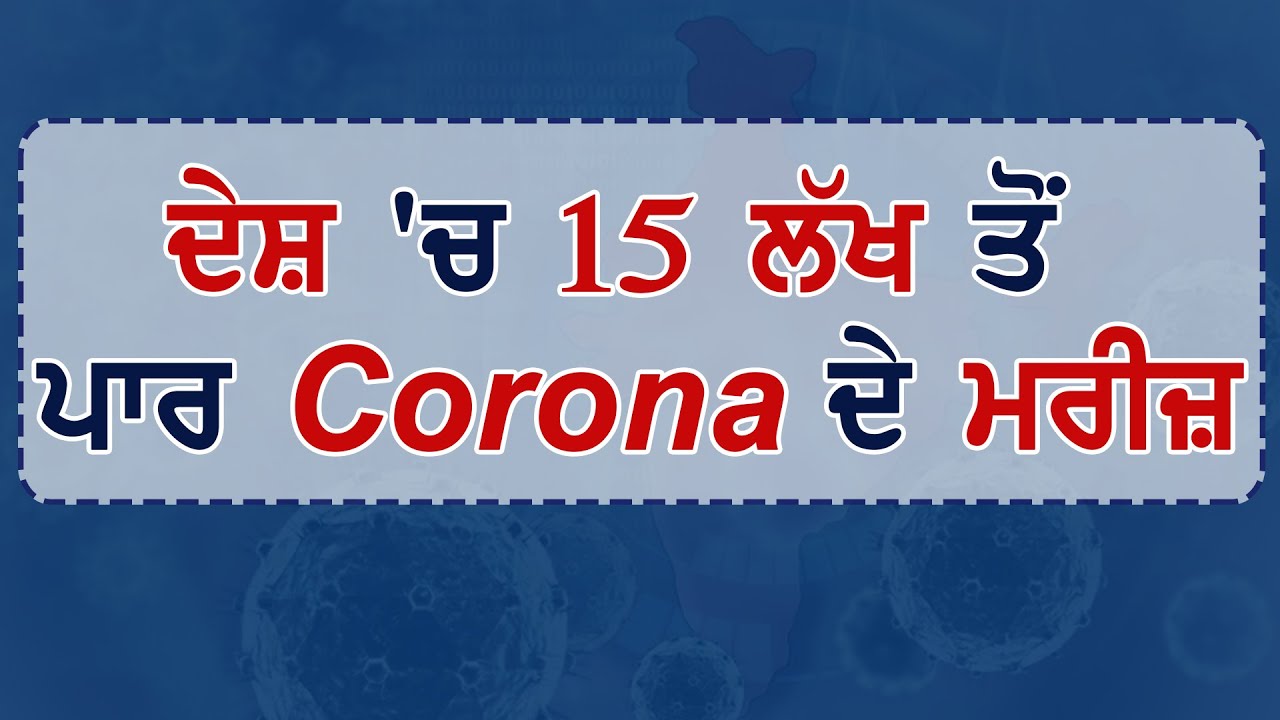 Update: India में 15,31,669 हुए Corona के कुल मरीज़, 50,94,47 Active Case, 9,88,029 हुए ठीक