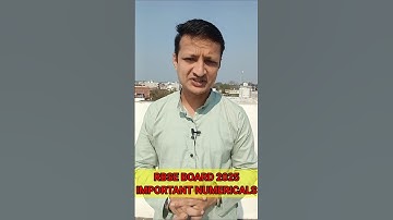 RBSE 2025 PHYSICS EXAM? Are You Ready for TOP SCORING Numericals? #shorts