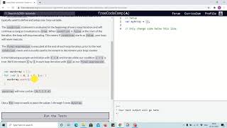 Lesson 95 - iterate with JavaScript for loops
