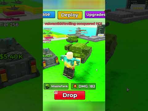 Roblox Merge a Mini Army I UNLOCKED the ULTIMATE Tank! 🤯