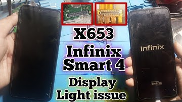 Infinix Smart 4 Backlight Solution |~ X653 Display Light Problem√ | Panel Display Light Issue Solve