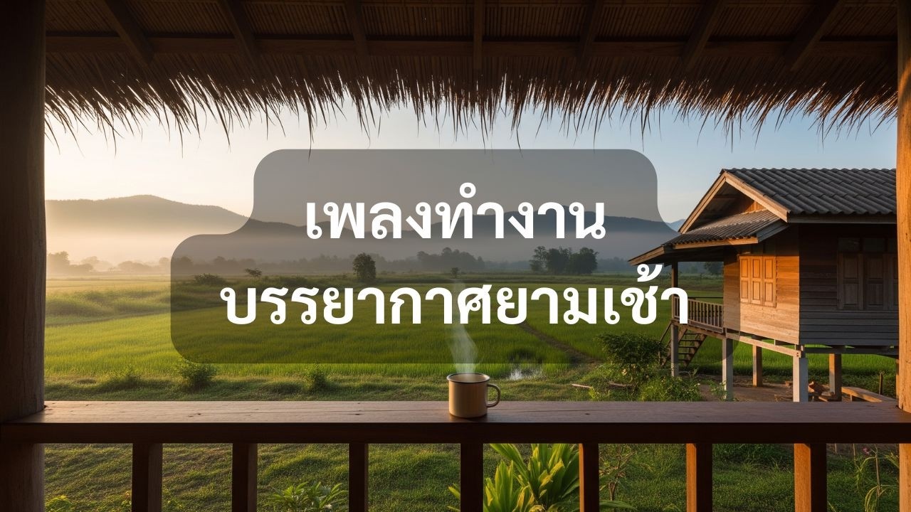 3 ชั่วโมง บรรยากาศหมอกเช้าที่บ้านนอก | Thai Rural Lo-fi Study Beats