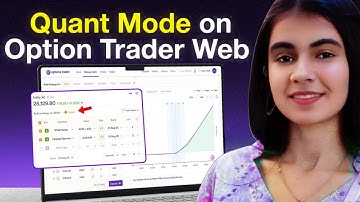 Time Saving Feature For Option Traders | Create Your Option Trading Strategy With Quant Mode