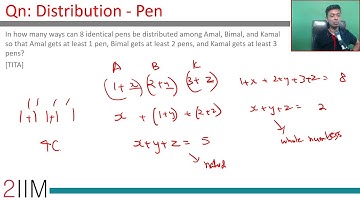 CAT 2017 Question | Slot - 2 |  Distribution - Pen