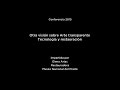 Conferencia: Otra visión sobre Arte transparente. Tecnología y restauración
