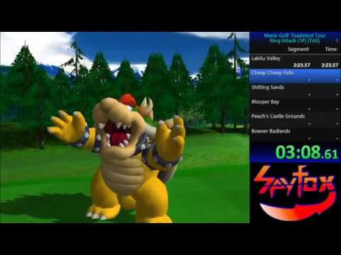 OUTDATED TAS Mario Golf Toadstool Tour Ring Attack 1P 