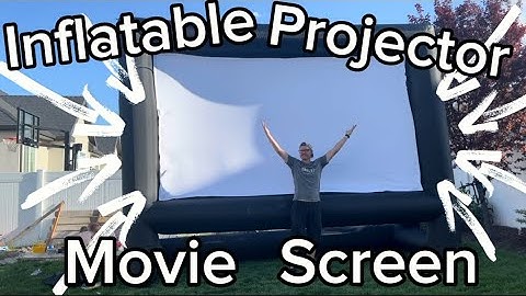 Experience Epic Outdoor Entertainment with the 20 Feet Inflatable Movie Screen