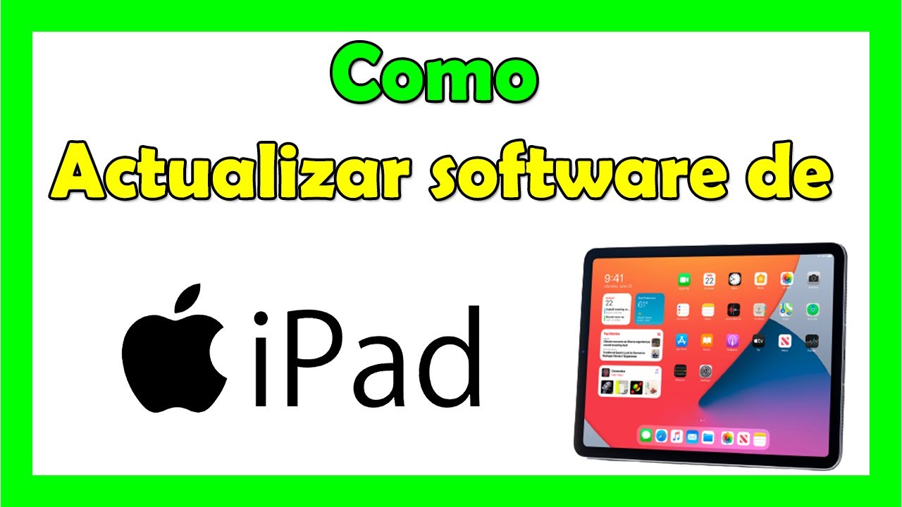 Como actualizar mi iPad o como actualizar software de iPad - YouTube