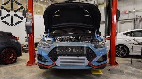 SXTH Element Veloster N Front Mount Intercooler Install