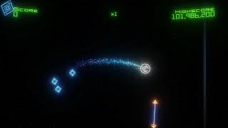 Geometry Wars: Retro Evolved 2 - Pacifism (Xbox Series X) - +100,000,000 and +250,000,000 High Score screenshot 5