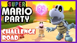 super mario party gameplay challenge road (all 80 levels) and unlocking pom pom and diddy kong