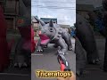 Dinosaur shooting game event production / Tyrannosaurus Inflatable / 恐竜シューティング ティラノサウルス #Dinosaur